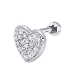 Heart Helix Ear Piercing TIP-3434